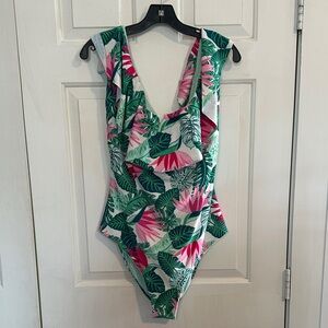 Matilda Jane women’s floral one piece swimsuit size XL